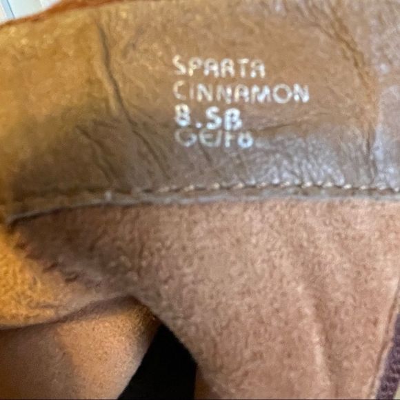 Earth Sparta Cinnamon Suede Leather Ankle Boots Size 8.5 NWOT - Picture 9 of 10